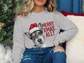 Xmas Sweater Christmas Sweatshirt Russell Terrier Dog Santa Hat Dog Lover Gifts Pet Christmas Shirt Holiday Season Merry Xmas Jumper Sweatshirt – Bold Style · Must-Have Style