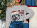 Xmas Sweater Christmas Sweatshirt Dachshund Dog Santa Hat Dog Lover Gifts Pet Christmas Shirt Holiday Season Merry Xmas Jumper Sweatshirt – Bold Style · Trending Graphic Apparel