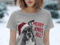 Xmas TShirt Christmas T Shirt Boxer Dog Santa Hat Dog Lover Gifts Pet Christmas Shirt Holiday Season Merry Xmas TShirt Graphic Tee – Soft Feel · Top Pick For Any Outfit