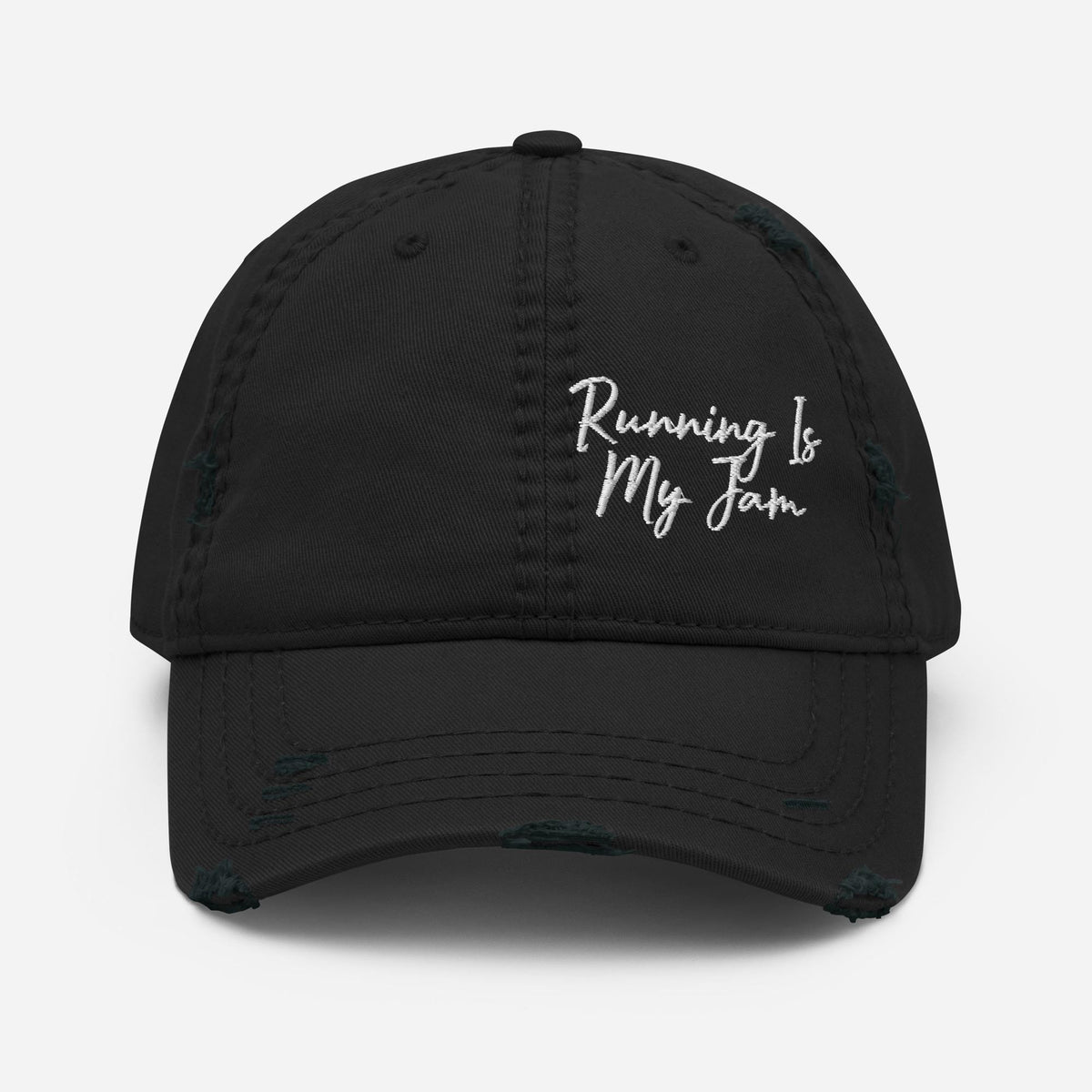 Running is My Jam Distressed Hat Running hat joggers hat Marathon hat Exercise hat Graphic Tee – Easygoing Wear · Top Pick For Any Outfit