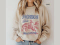 Vintage Jackson Hole Wyoming Sweatshirt Wyoming State Sweater Jackson Hole Souvenir Desert Crewneck Western Desert sweat Rodeo tee Sweatshirt – Aesthetic Look · Perfect For Daily Wear