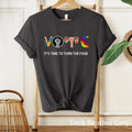 It39s Time To Turn The Page Shirt Vote Shirt Election Shirt Reproductive Rights Shirt Kamala Harris Shirt Womens Rights Political Shirt Graphic Tee – Fan Favorite · Great Gift For Fans