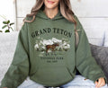 Grand Teton National Park Moose Hoodie Gift Wyoming Sweatshirt Hoodie – Cozy Vibes · Top Pick For Any Outfit