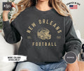 New Orleans Football Sweatshirt Saint Football Sweatshirt New Orleans Football Crewneck New Orleans Sports Apparel Saint Football Gift Sweatshirt – Bold Style · Perfect For Daily Wear