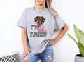 Funny Dog Therapist T Shirt for Xmas Birthdays or Any Occasions Dachshund Dog Lover Tee My Dachshund Is My Therapist Shirt Graphic Tee – Premium Graphic · Trending Graphic Apparel