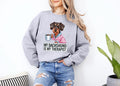 Funny Dog Sweatshirt Dachshund Therapist Sweatshirt Dog Drinking Coffee Clothing Dog Lover Gift Cozy Graphic Sweater Sweatshirt – Premium Graphic · Perfect For Daily Wear