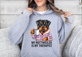 Funny Dog Therapist Unisex Hoodie Drinking Coffee My Rottweiler Is My Therapist Sweatshirt Cute Pup Relaxing Design Hoodie – Premium Graphic · Top Pick For Any Outfit