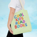 Cute Reading Teacher Tote Bag for Kindergarten Teacher or Elementary Principal Cool Kids Read Books Adorable Y2K Tote Bag for Book Lover Tote Bag – Soft Feel · Perfect For Daily Wear
