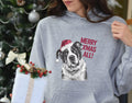 Xmas Hoodie Saint Bernard Dog Santa Hat Merry Xmas All Holiday Christmas Hoodies Festive Dog Sweatshirt Xmas Jumper Day Sweater Hoodie – Feel-Good Design · Must-Have Style
