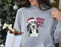 Xmas Hoodie Beagle Dog In Red Santa Hat Saying Merry Xmas All Christmas Hoodie Holiday Sweatshirt Xmas Jumper Day Cute Dog Xmas Gift Hoodie – Fan Favorite · Perfect For Daily Wear