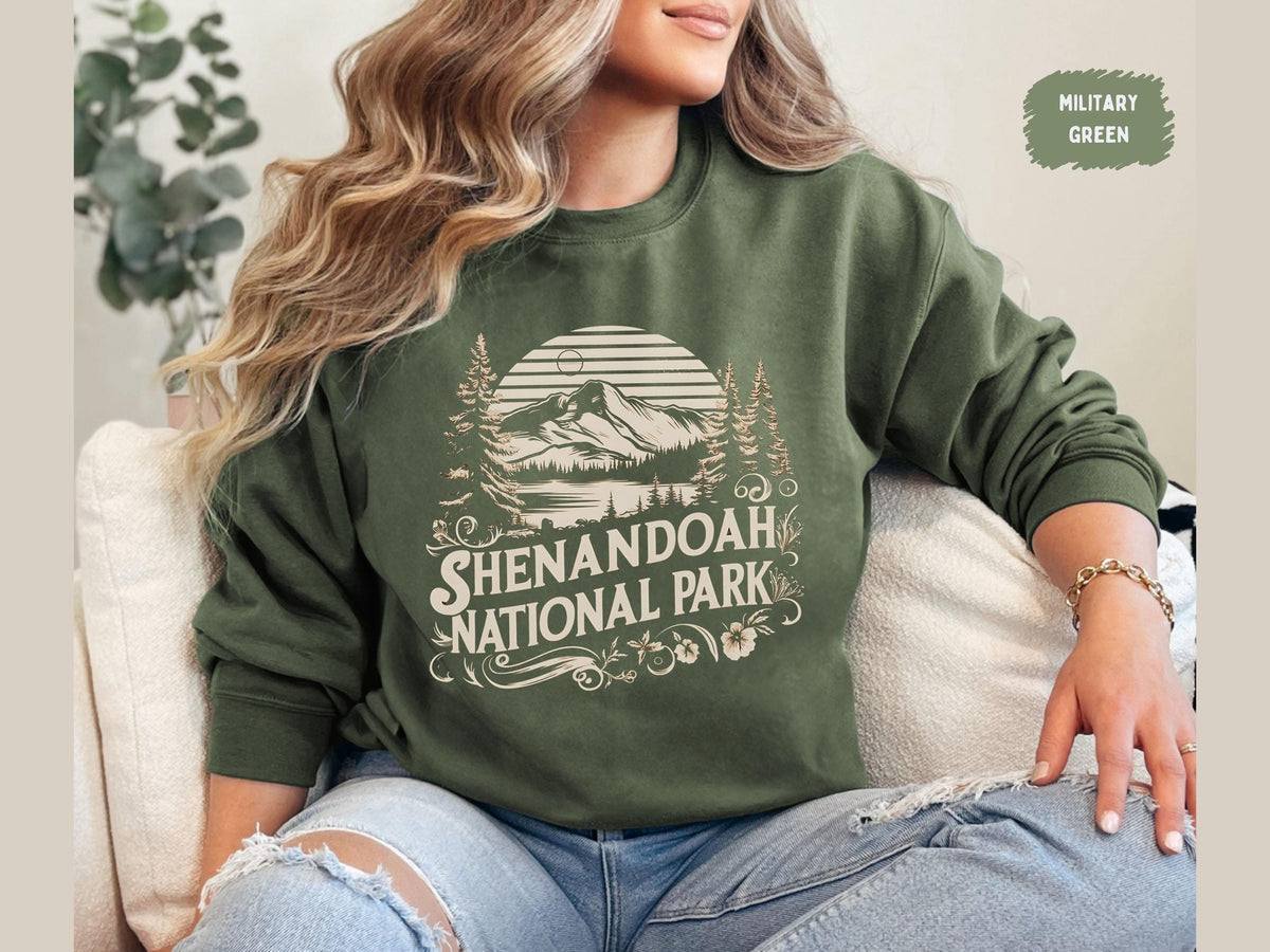 Shenandoah National Park Sweatshirt Virginia Sweatshirt Vintage Shenandoah National Park gifts Retro Virginia Sweater Hiking Souvenir gift Sweatshirt – Feel-Good Design · Must-Have Style