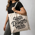 Tote Bag Mockup Canvas Tote Bag Mockup for Print on Demand Natural Tote Bag Mockup Print on Demand Mockup Model Mock up Best Tote Bag Tote Bag – Cozy Vibes · Must-Have Style
