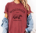 Wisconsin Badger State Tshirt Gift Tee Graphic Tee – Cozy Vibes · High-Quality Print