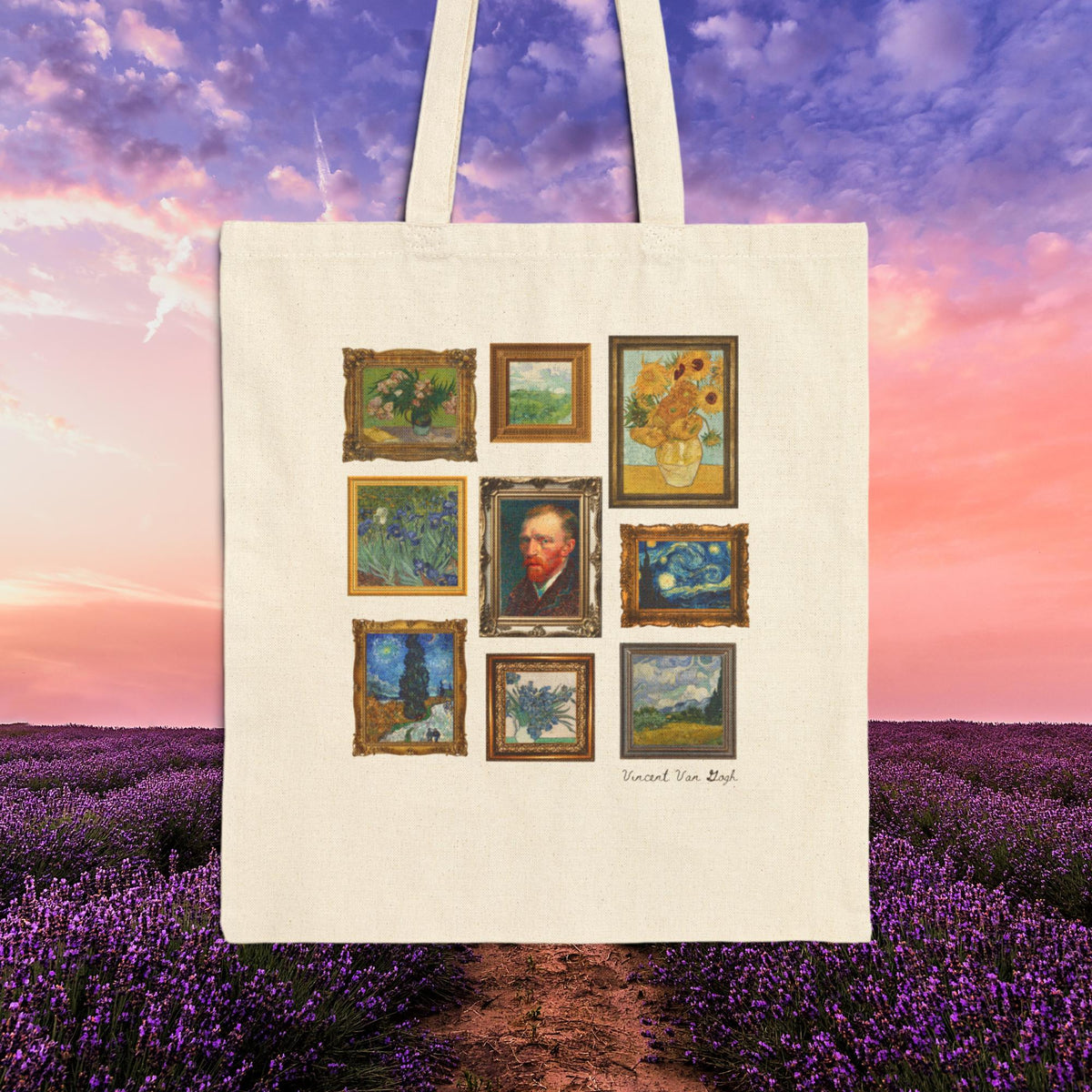 Cute Vincent Van Gogh Tote Art Historian or Friend Who Loves Art Boho Gallery Wall Aesthetic Gift for Dutch History Professor or Artist Tote Bag – Feel-Good Design · Top Pick For Any Outfit