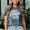 Slate Bella Canvas 3001 Mockup T shirt Mockup 3001 Bella Canvas Shirt Model Mockup TShirt Mockup Slate Blue Bella Canvas T Shirt Mockup Graphic Tee – Easygoing Wear · Trending Graphic Apparel