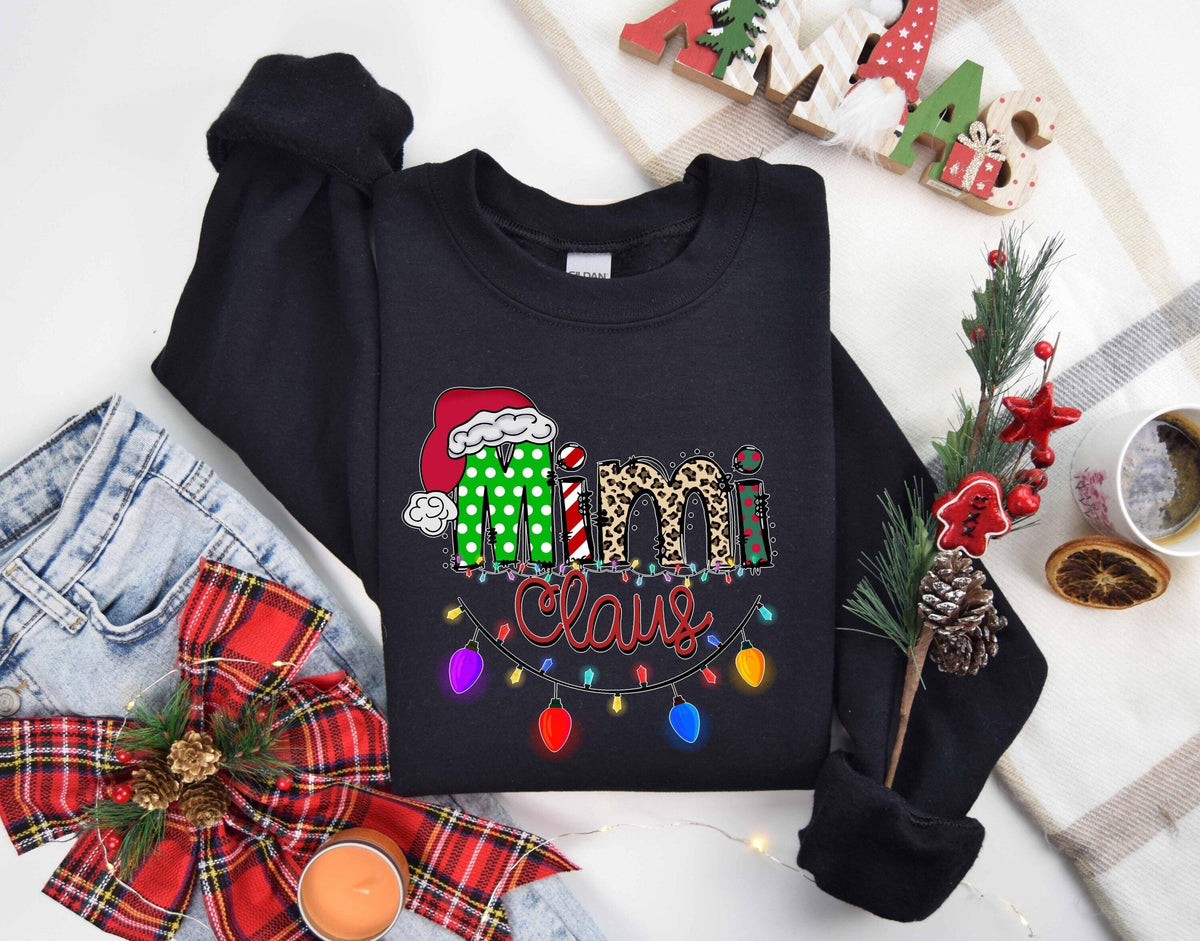Christmas Sweatshirt Christmas Mimi Sweatshirt Mimi Clause Sweater Mimi Claus Crewneck Mimi Sweater Gift for Mimi Grandma Sweatshirt Sweatshirt – Soft Feel · Top Pick For Any Outfit