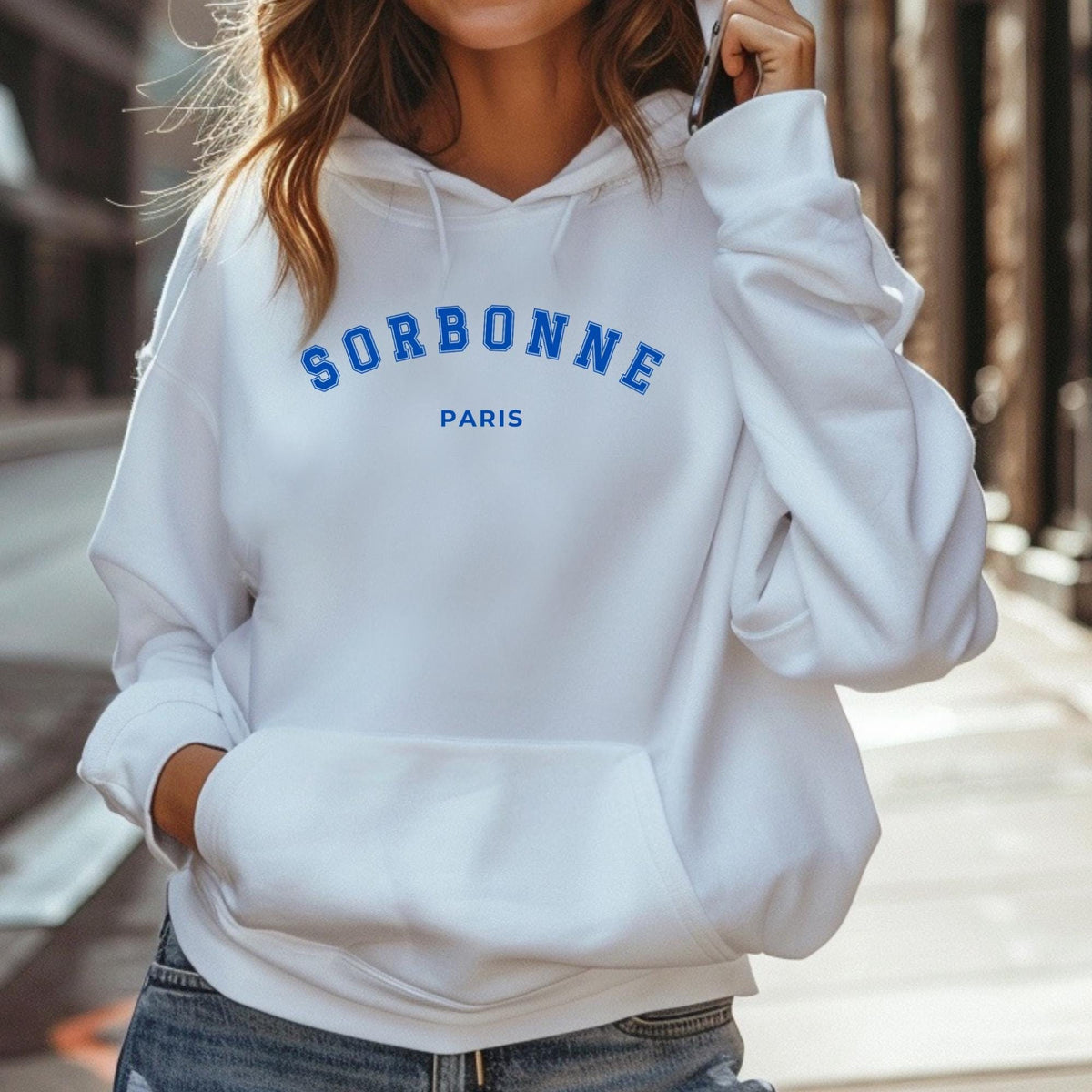 Sorbonne College Style Hoodie Parisian Chic Fashion Paris hoodie Europeancollege gift Hoodie – Fan Favorite · Great Gift For Fans