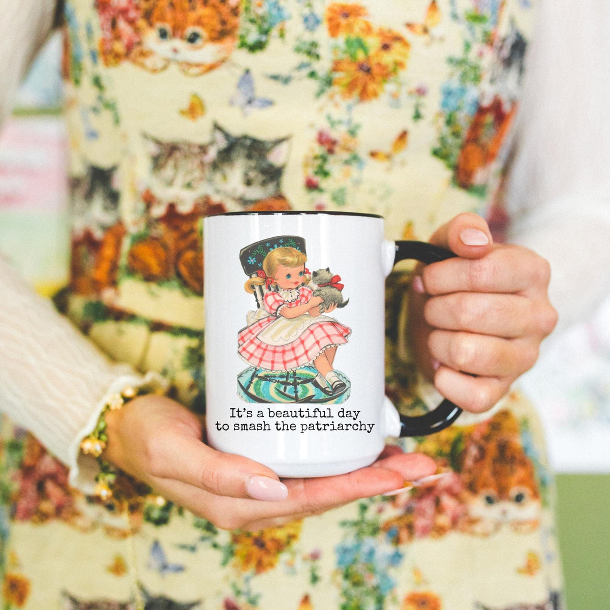 Smash The Patriarchy Coffee Mug Funny Coffee Mug Mugs With Sayings Feminist Coffee Mug Womens Rights Gift Pro Choice Gift Graphic Tee – Premium Graphic · Top Pick For Any Outfit