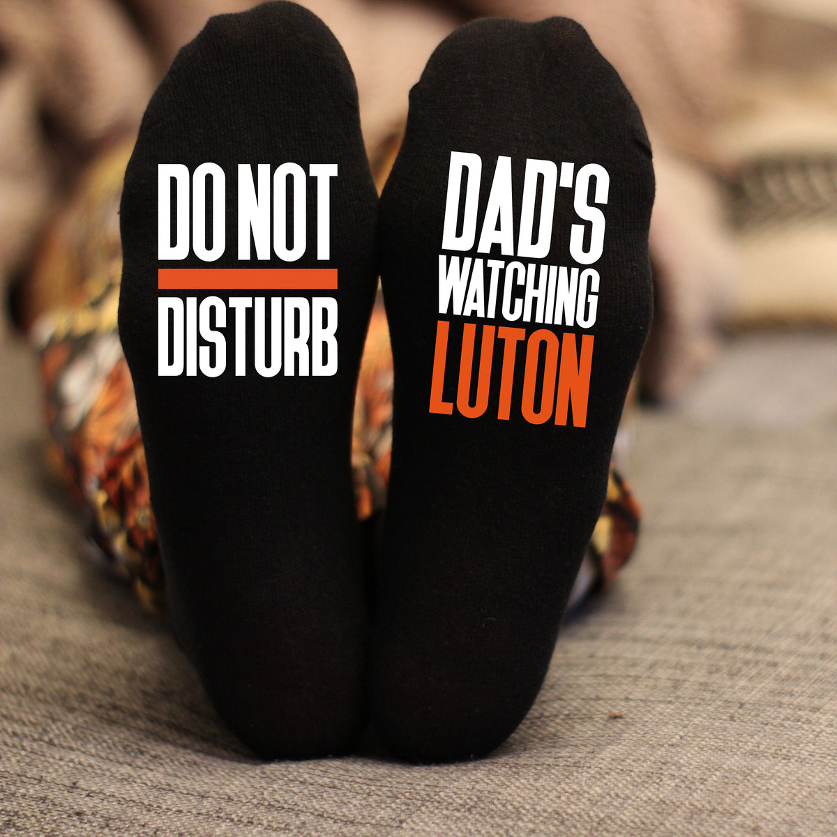 Do Not Disturb Watching Luton Name Socks Personalised Printed and Personalised Birthday Gift Christmas Gift COYH Hatters Graphic Tee – Feel-Good Design · Must-Have Style