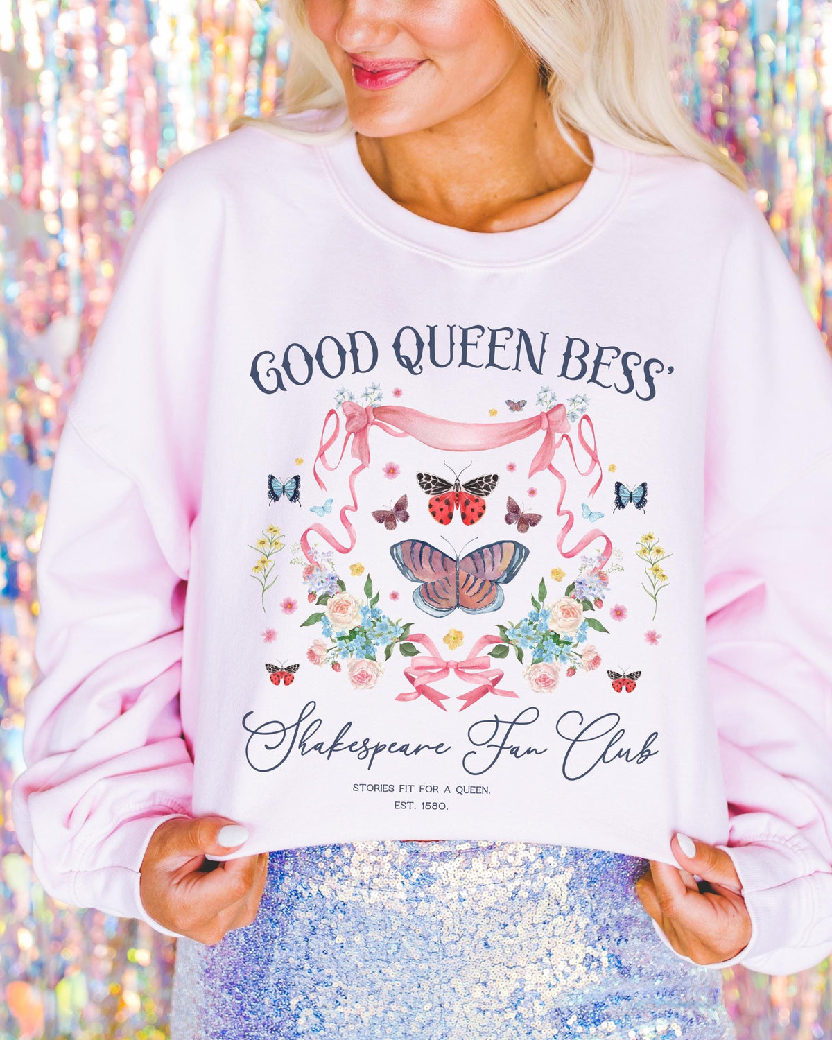 Boho William Shakespeare Sweatshirt Tudor History Lover Who Loves Queen Elizabeth I Cute English History Shirt for Book Lover Bookish Gift Sweatshirt – Aesthetic Look · Perfect For Daily Wear