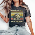 First Of All I39m A Delight Shirt Sarcastic Shirt Sarcasm Gift Angry Possum Shirt Opossum Lover Gift Meme Shirt Funny Animal Gift Graphic Tee – Soft Feel · Great Gift For Fans