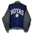 Vintage Georgetown Hoyas Logo Athletic Wool Leather Bomber Jacket Large Ncaa Graphic Tee – Soft Feel · Must-Have Style