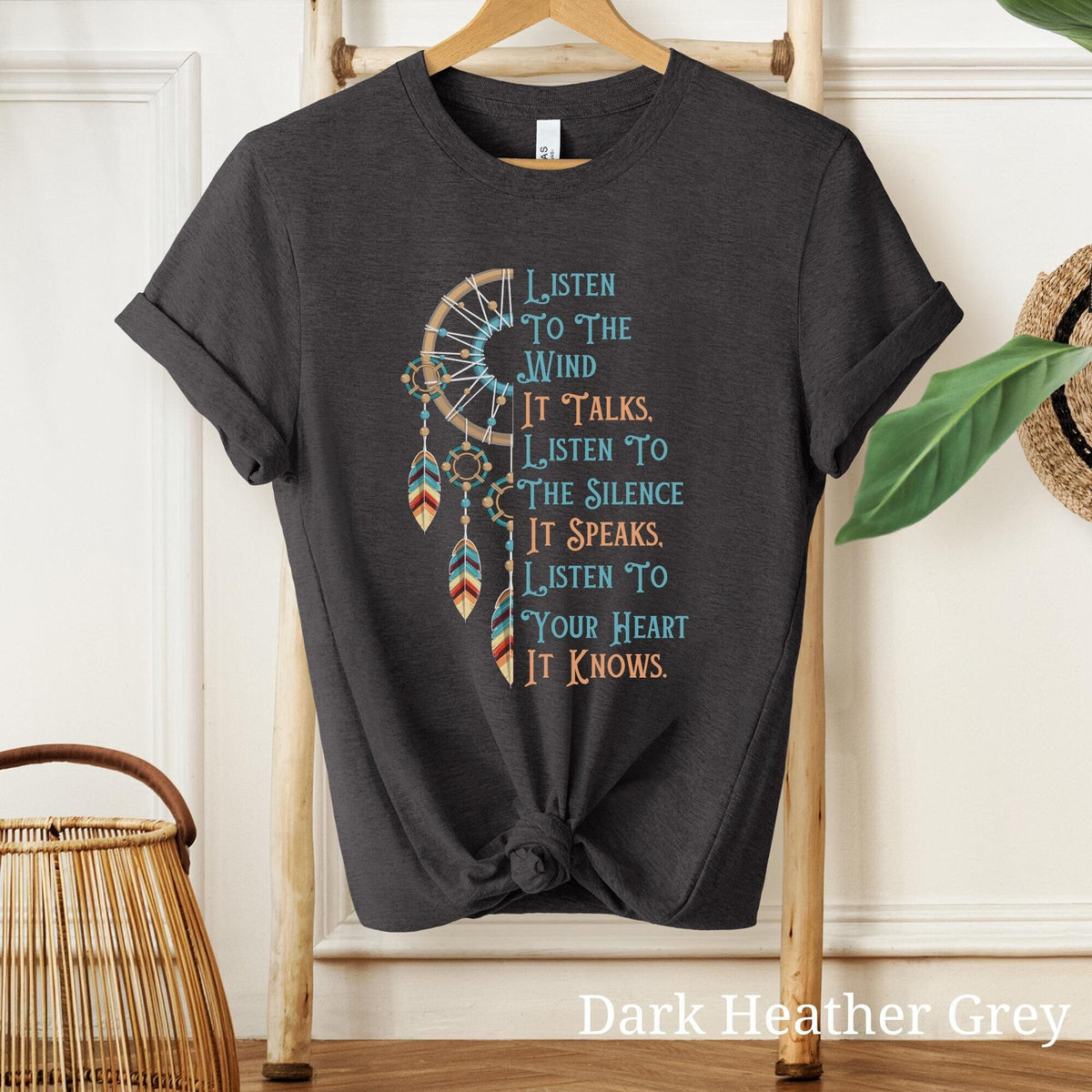 Indigenous Shirt Native American Shirt Dreamcatcher Shirt Indigenous Peoples Day Gift MMIW Indigenous Awareness Shirt Dream Catcher Tee Graphic Tee – Soft Feel · Perfect For Daily Wear
