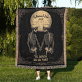 Personalized Anniversary Blanket Custom Skeleton Couple Til Death Woven Tapestry Gothic Wedding Gift 2nd Annivarsary Cotton Throw Graphic Tee – Fan Favorite · Great Gift For Fans