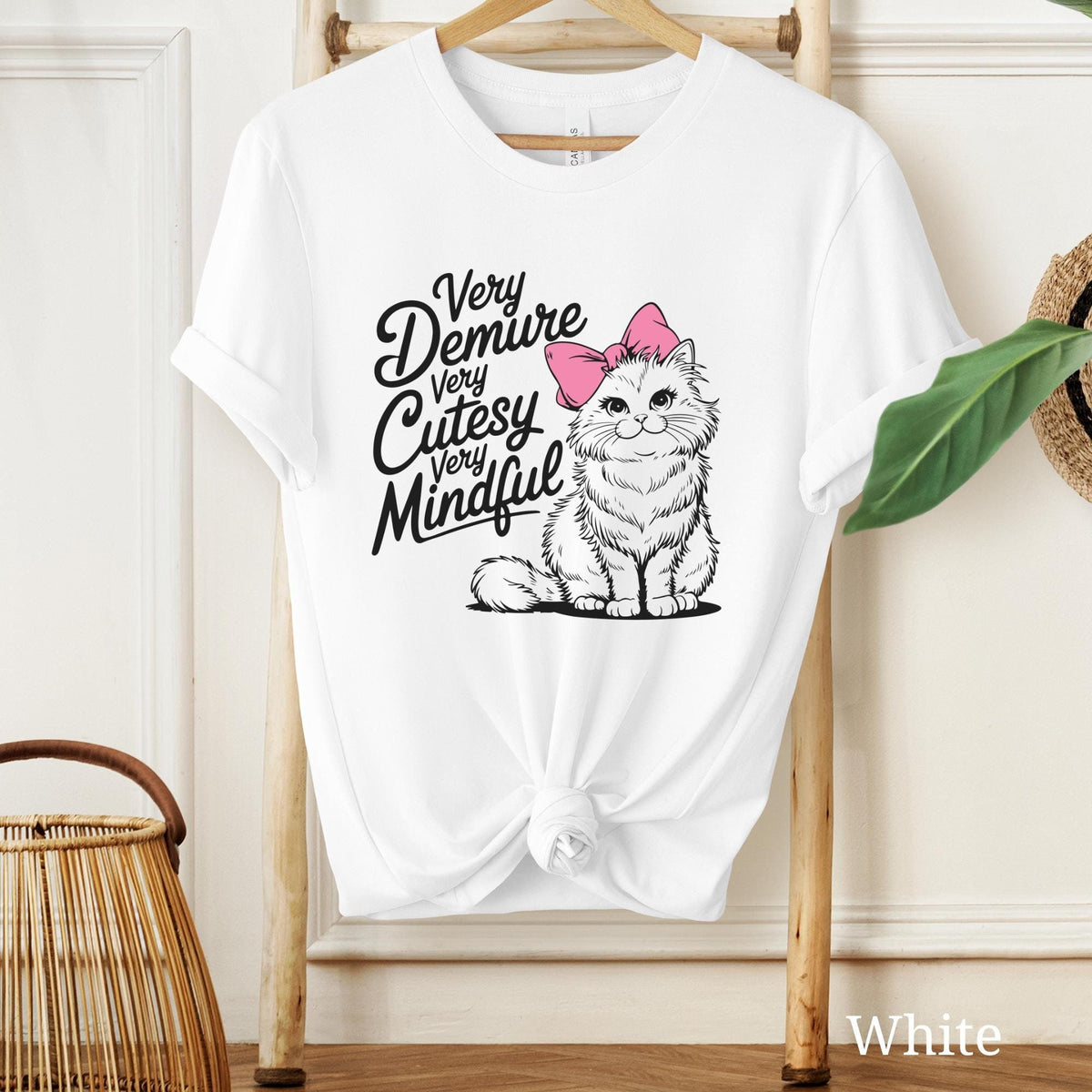 Very Demure Very Mindful Very Cutesy Shirt Cute Cat Shirt Demure Shirt Funny Meme Shirt Coquette Shirt Cat Lover Gift Trendy Shirt Graphic Tee – Aesthetic Look · Great Gift For Fans