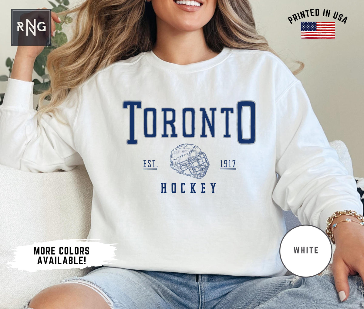 Toronto Hockey Shirt Maple Leaf Hockey Sweatshirt Toronto Hockey Gameday Crewneck Toronto Sports Fan Apparel Maple Leaf Fan Gift Idea Sweatshirt – Feel-Good Design · Must-Have Style