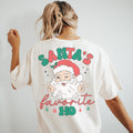 Santa39s Favorite Ho Shirt Funny Christmas Shirt Womens Santa Shirt Santas Favorite Ho Back Print Tee Santa Back Print Tee Graphic Tee – Warm & Stylish · Top Pick For Any Outfit