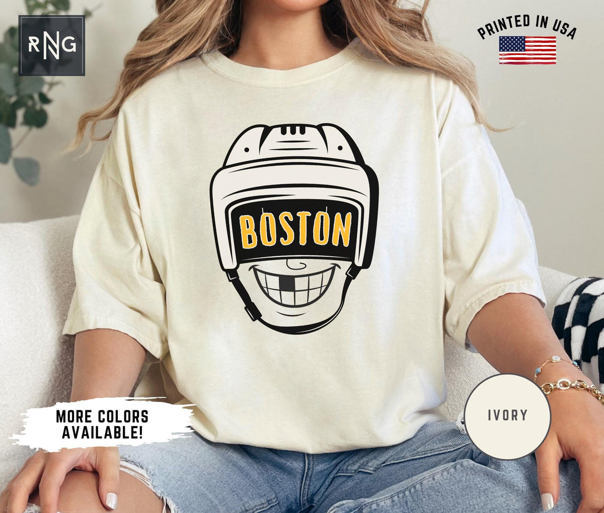 Boston Hockey Shirt Bruin Hockey Gameday Shirt Boston Hockey Apparel Bruin Sports Apparel Retro Bruin Hockey Gift Bruin Hockey Fan Gift Graphic Tee – Aesthetic Look · Great Gift For Fans