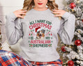 Xmas Sweater Christmas Sweatshirt Festive Sweater For Dog Lover All I Want For Christmas Is My Australian Shepherd Sweatshirt – Everyday Comfort · Perfect For Daily Wear
