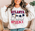 Atlanta Baseball Spooky Season Cute Ghost Vintage Sweatshirt Lets Go Atlanta Baseball Team Retro Hoodie Baseball Mom Shirt For Her Hoodie – Bold Style · Top Pick For Any Outfit