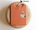 Embroidered Ghost Reading Book Shirts Halloween Ghost Tshirts Cute Halloween Apparel Tee Halloween Graphic Tee – Aesthetic Look · Perfect For Daily Wear