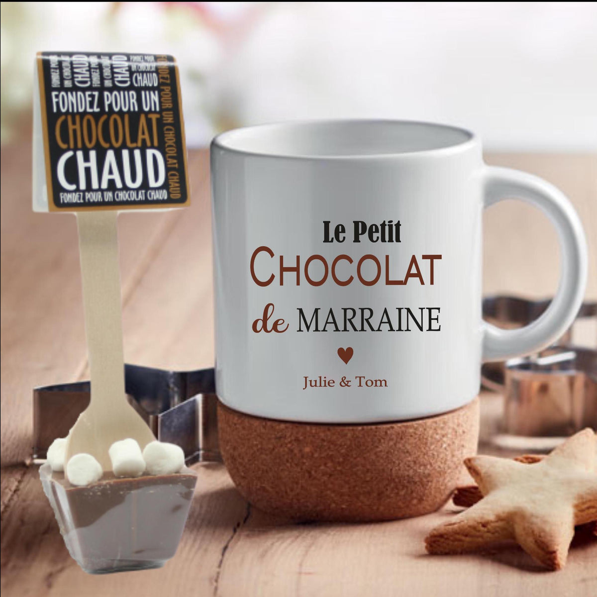 Coffret personnalis chocolat chaud Marraine Mug cuillre chocolat cadeau fte grand mre Cadeau Nol mamie ide cadeau mamie Graphic Tee – Everyday Comfort · Must-Have Style