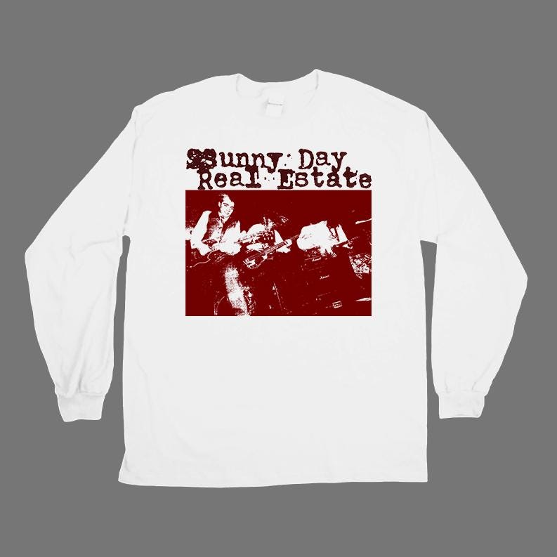 Sunny Day Real Estate Longsleeve T Shirt Graphic Tee – Premium Graphic · Must-Have Style