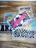 DTF Transfers for Hats Trucker Hat Patch Hat DTF Prints Direct to Film Transfers Ready to Press Heat transfers for DIY Hats Graphic Tee – Feel-Good Design · High-Quality Print