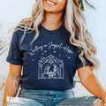 Nativity Shirt Advent Shirt Catholic Christmas Shirt Traditional Catholic Christian Christmas Womens Religious Gift Catholic Apparel Graphic Tee – Soft Feel · Great Gift For Fans