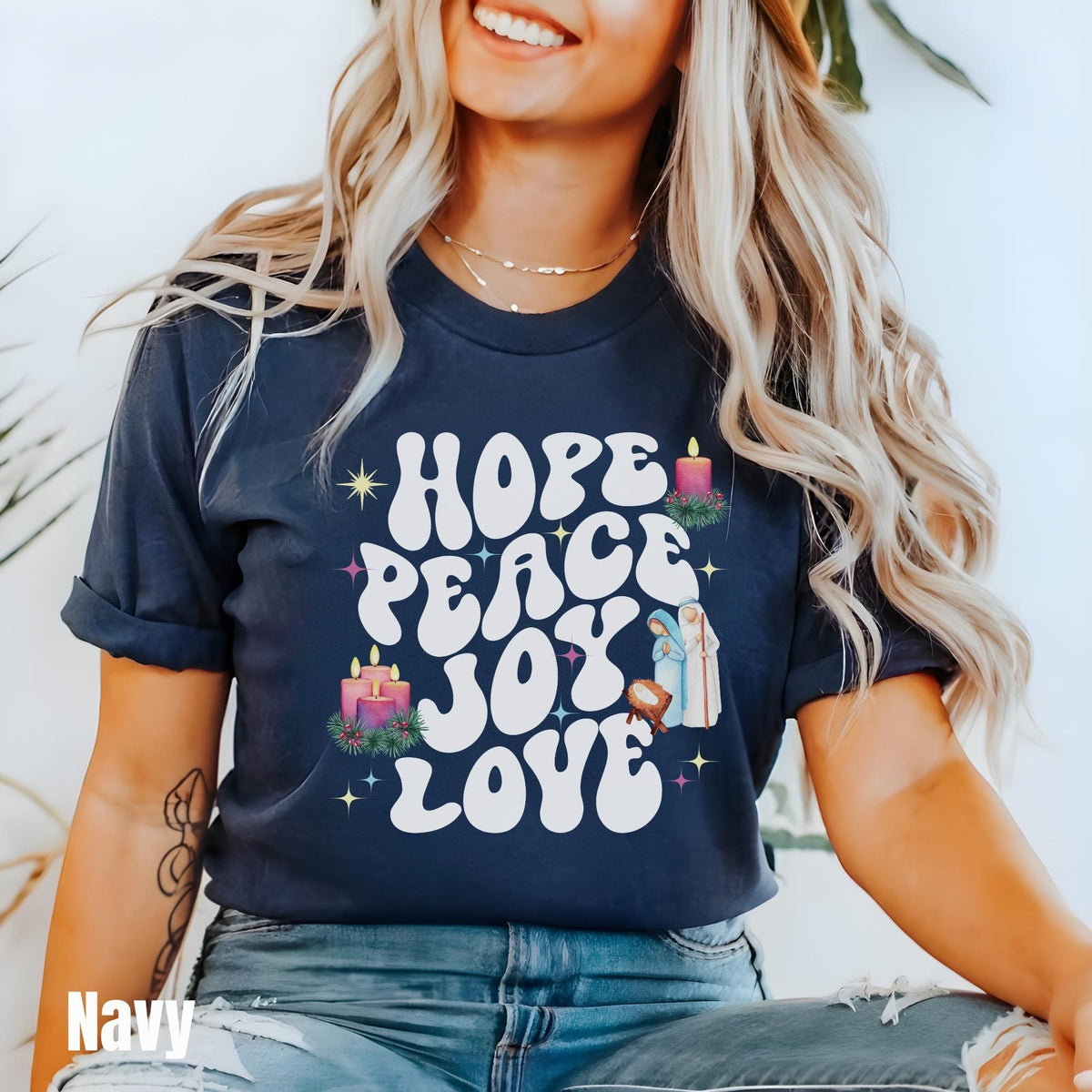Advent Shirt Catholic Christmas Shirt Traditional Catholic Gift Christian Christmas Shirt Religious Gift for Women Catholic Apparel Graphic Tee – Warm & Stylish · Top Pick For Any Outfit