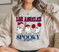 Los Angeles Baseball Red Team Spooky Season Cute Vintage Sweatshirt Lets Go Los Angeles Baseball Team Retro Hoodie Baseball Mom Shirt Hoodie – Soft Feel · Perfect For Daily Wear