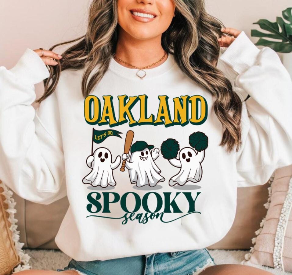 Oakland Baseball Orange Team Spooky Season Cute Vintage Sweatshirt Lets Go Oakland Baseball Team Retro Hoodie Baseball Mom Shirt For Her Hoodie – Aesthetic Look · High-Quality Print
