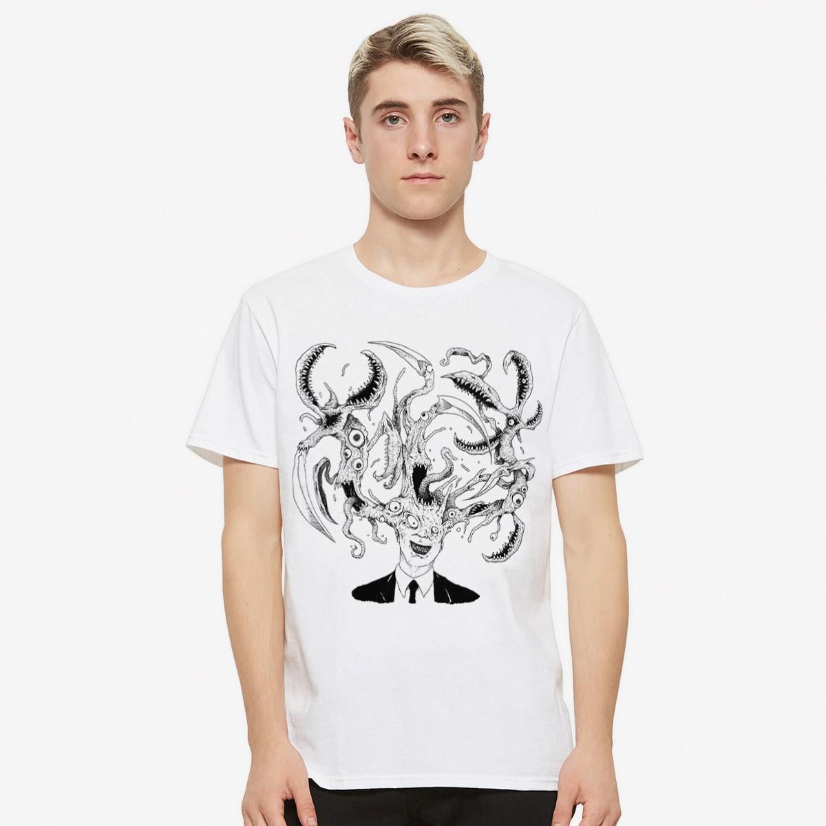 Parasyte Manga T Shirt Men39s and Women39s Sizes PRS 08972 Graphic Tee – Warm & Stylish · Top Pick For Any Outfit