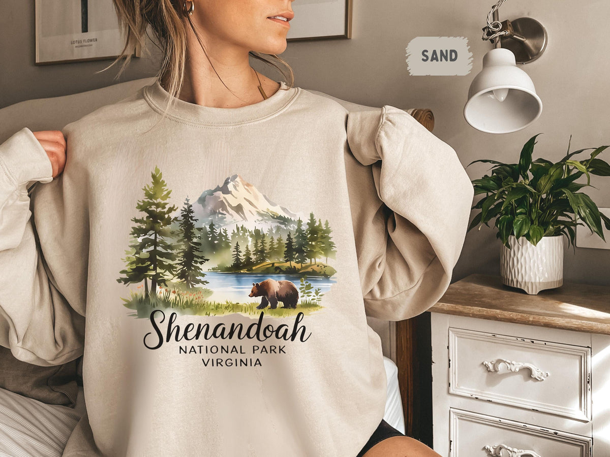 Retro Shenandoah National Park Sweatshirt Virginia Sweatshirt Vintage Shenandoah National Park gifts Virginia Sweater Hiking Souvenir gift Sweatshirt – Fan Favorite · Trending Graphic Apparel