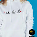 Dog walker hoodie cute dog hoodie dog walking hoodie gift for dog shirt gift dog lover Hoodie – Everyday Comfort · Perfect For Daily Wear