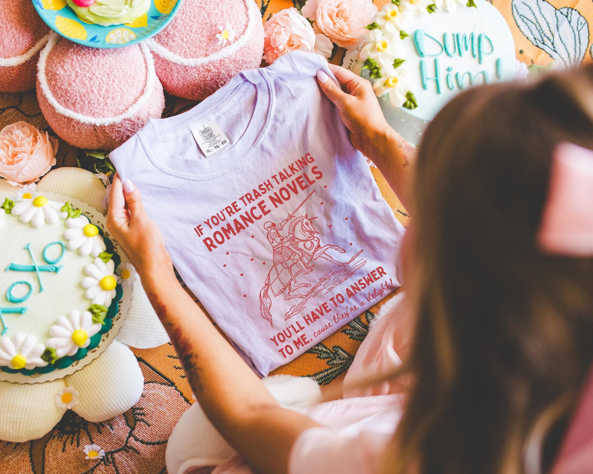 Silly Romance Reader TShirt for Bookworm Who Loves Historical Romance or Medieval Romance Funny Saying Bookworm Shirt for Book Lover Graphic Tee – Premium Graphic · Must-Have Style