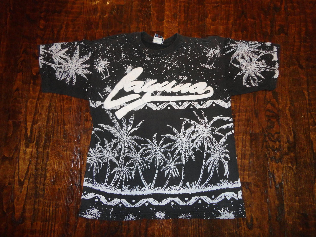 Vintage 9039s Laguna Beach California AOP All Over Print Tourist T Shirt XL Graphic Tee – Premium Graphic · Great Gift For Fans