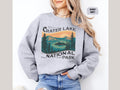 Crater Lake National Park Sweatshirt Nature Lover Gift Outdoor Adventure Shirt Oregon Sweatshirt Travel Gift National Park Apparel Sweatshirt – Easygoing Wear · High-Quality Print