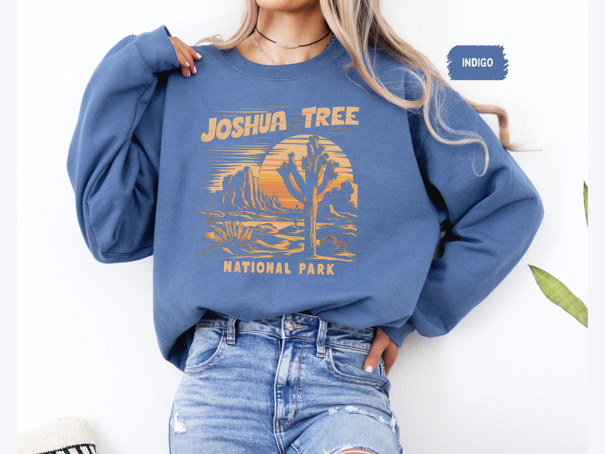 Joshua Tree National Park Sweatshirt California Hiking Sweatshirt Joshua Tree Crewneck Desert Sweater Joshua Tree Shirt National Park Gift Sweatshirt – Warm & Stylish · Top Pick For Any Outfit