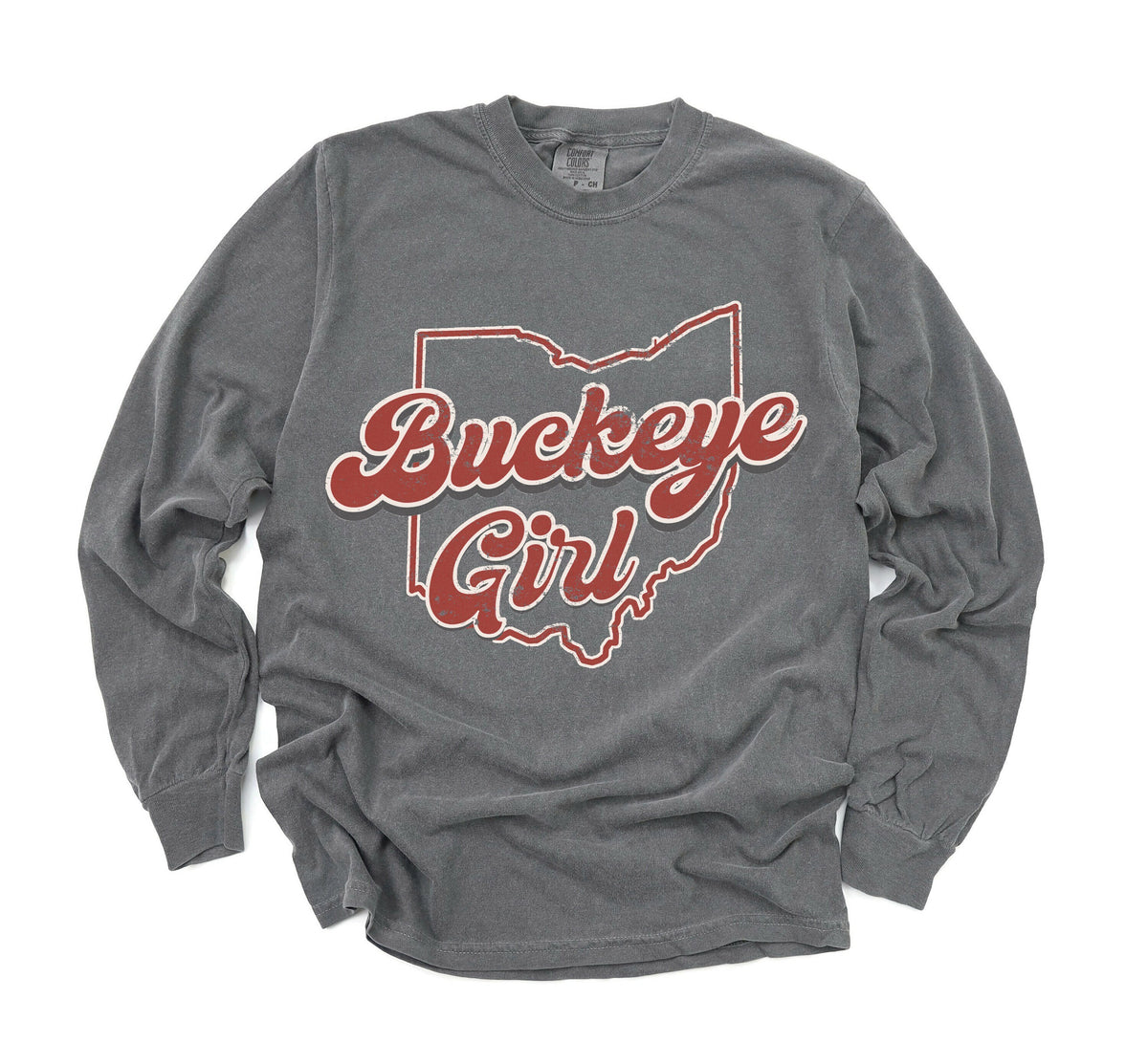 Ohio Buckeye Girl Long Sleeve Tshirt State Pride Tee Gift Graphic Tee – Everyday Comfort · High-Quality Print